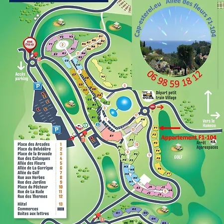 Apartamento Cap Esterel Allee Des Fleurs - Climatise 5 Personnes Vue